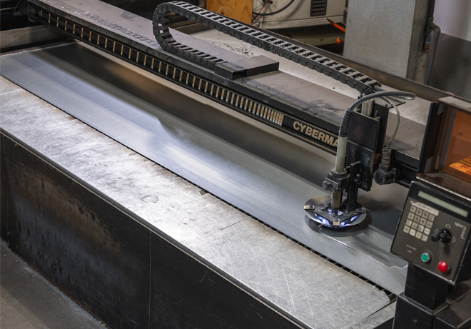 Sheet metal plasma cutter